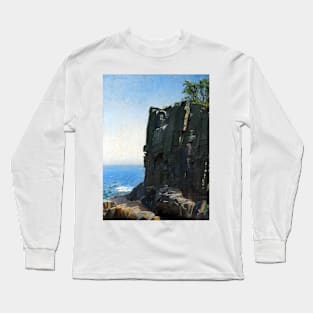 Michael Ancher The Sanctuary Cliffs at Rø Long Sleeve T-Shirt